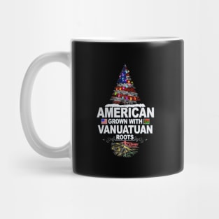 Christmas Tree  American Grown With Vanuatuan Roots - Gift for Vanuatuan From Vanuatu Mug